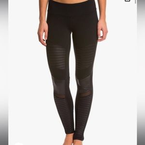 ALO 🖤 Yoga Moto Leggings Black Small